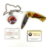 Vintage Lionel Train Centennial Collectable Pocket Watch X Knife 2000 New. Fixed Price $49.95.