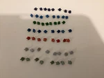 Scale Athearn 19053 Acf Covered Hopper Details Oval Hatch Covers (8) New Nos. Fixed Price $5.59.
