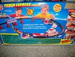 Hot Wheels Mattel World Power Express Train Set ---nice!---w/instructions 1999. Fixed Price $85.00.