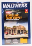 Scale Walthers Cornerstone 933-3808 State Line Farm Supply Building Kit. Fixed Price $40.78.