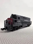 Vintage Southern Pacific Model Train Locomotive 9725 Gray, With Original Box. Fixed Price $6.95.