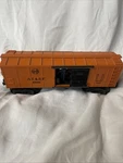 Vtg Lionel Postwar A.t. & S.f. Santa Fe 63132 Orange Box Car No. X3464 W/workman. Fixed Price $18.32.