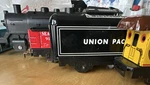 Union Pacific & Seaboard Railroad Model Train Starter Set Locomotive Caboose. Fixed Price $75.00.