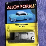 New! Alloy Forms Ho Scale 1953 Chevrolet Bel Air H-2037 Unassembled Kit. Fixed Price $17.25.