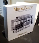 Fascinations Metal Earth Cable Car: Brand New: Laser Cut 3D Model Trolley. Fixed Price $7.00.