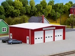 Pikestuff 0192 Ho Scale Fire Station Red Kit. Fixed Price $16.78.