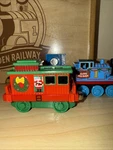 Holiday Musical Caboose Friends Train Take Along Diecast Christmas 2009. Fixed Price $31.49.