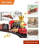Toy Train Set With Lights Smoke Sound Christmas Tree Toddler Kids Gifts. Fixed Price $74.98.