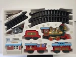 Train Set Plastic Musical Santa Express Christmas Scientific Toys Vintage Works. Fixed Price $18.99.
