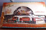 Vintage 1995 New Bright The Logger Bears Express Musical Holiday Train Set #181. Fixed Price $39.99.