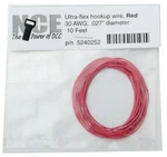 Nce 5240252 Ultraflex Wire 30 Gauge 10FT Red. Fixed Price $9.49.