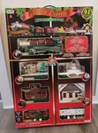 Santa Express Christmas Train Set 41PC Complete Works Eztec Exc Cond. Fixed Price $100.00.