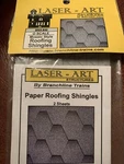 Nib Branchline Laser-art #945 Paper Shingles Mosaic Style 2 Sheets. Fixed Price $18.00.