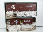 Ho Bev-bel Athearn 40' Box Car And 50' Custom Santa Fe Qty (2) Kits New. Fixed Price $27.95.