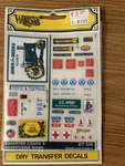 Woodland Scenics DT556 Dry Transfer Decals - Assorted Logos Advertising Sign. Fixed Price $8.00.
