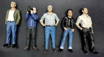 Preiser Set Of 5 Train Men People Figures Figurines Scale For Layout. Fixed Price $69.95.