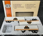 Con-cor Southern Pacific, Golden Service Tractor Trailers Ho Scale Piggyback. Fixed Price $23.55.