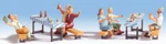 Noch Ho Beer Garden Figures W/tables & Benches PKG(6) 15832. Fixed Price $37.98.