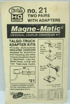 Kadee 21 Ho Scale Magne-matic Universal Coupler Conversion Kit Pair & Adapters. Fixed Price $8.52.