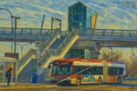 Calgary Brentwood New Flyer Xcelsior XD60 Bus - Transit Poster (12X18"). Fixed Price $27.63.