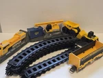 Cat Motorized Iron Diesel Train Set Including Track 15 Pieces Working Locomotive. Fixed Price $21.99.