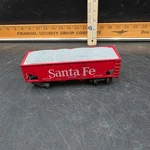 American Flyer 24225 Red Painted Santa Fe Hopper Knuckle Freight Car. Fixed Price $19.99.