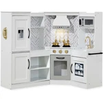 Best Choice Products Pretend Play Corner Kitchen Wooden Toy Set Kids Lights. Fixed Price $169.99.