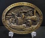 Case Steam Tractor 1994 Midwest Thresher Reunion Pleasant Iowa Belt Buckle Ag. Fixed Price $24.74.
