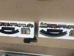 New Bright Train Sets Holiday Village And Dickensville Both With Boxes Vintage. Fixed Price $59.99.