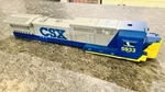 Mth One Guage Railking Gauge Csx 5933 Dash 8 Engine Shell 70-2019-3 (2 Axle). Fixed Price $89.99.