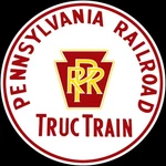 Pennsylvania Railroad Truc Train New Metal Sign: 12" Dia. Round. Fixed Price $27.88.