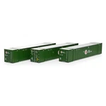 Athearn Rtr Ho 53' Stoughton Container (3) Hub Group # 40124. Fixed Price $38.23.