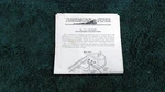 American Flyer # M3158 1/2 - 50 Watt Transformer Instructions Photocopy. Fixed Price $5.00.