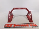 M Rklin H0 00 444 Crossover Bridge Without Signals Pedestrian Tin #EG451-3. Fixed Price $115.68.