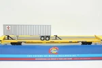 Athearn Ho Erie Lackawanna Ttx 85' All Purpose Flat Car W/ 40' Z Van Trailer. Fixed Price $52.00.
