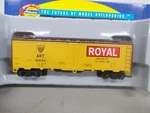 Athearn # 7120 Art - Royal 40' Reefer Car 91697 Ho Scale. Fixed Price $21.00.