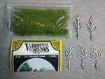 Woodland Scenics 1/2" Straight Truck Trees (5) TK13 Ts. Fixed Price $12.99.