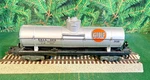 American Flyer 24309 Gulf Oil Tanker Plastic Chassis, Diecast Trucks Opr, Cplers. Fixed Price $17.60.