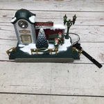 New Bright Holiday Express Musical Train Station Clock Tower 384-10. Fixed Price $44.93.