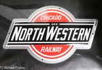 Microscale Metal #10011 Chicago & North Western (die Cut, Sign). Fixed Price $12.35.