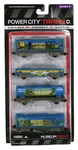 Power City Trains Museum Freight Series Rare 4 Car Set Jakks Pacific 71955. Fixed Price $59.99.