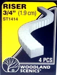 Woodland Scenics New 2025 3/4 Sub Terrain System Foam Risers ST1414. Fixed Price $11.85.