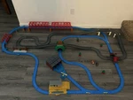 Thomas & Friends Tomy Giant Set Motorized Road And Rail System No Trains. Fixed Price $159.99.