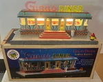 Rare 1995 Lefton's Roadside Usa Light Up Gina's Diner Limited Edition #0349. Fixed Price $54.99.