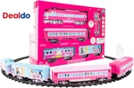 Mattel Barbie Battery Gauge Toy Train Set With Remote, Locomotive, Cars,. Fixed Price $175.31.