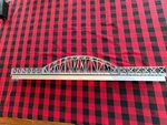 Ho Bridge 36 Inches LONG-1 Mth 18 Silver Arch & 2-9 Girder. Fixed Price $120.00.