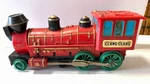 Vintage Marx Clang Locomotive Plastic Train Engine, Parts Only. Fixed Price $20.00.