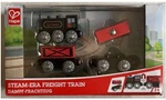 Hape International E3717 Wooden & Plastic Steam-era Freight Train Set. Fixed Price $16.99.