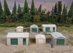 Walthers Cornerstone 933-4123 Ho Scale Metal Yard (6 Sheds) Kit. Fixed Price $28.93.