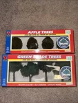 Life-like Trains Scenery 4 Apple Trees & Green Shade Self Standing. Fixed Price $15.00.